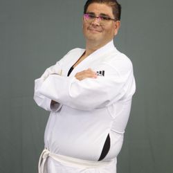 The Studio Martial Arts & Fitness - Me in my Taekwondo Uniform! Loving the way I look. Working on myself to achieve my goal and healthy lifestyle!
