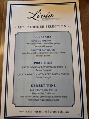 Menu photo 5 Livia Italian Eatery Geneva, IL