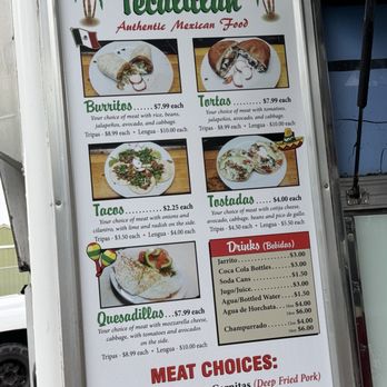 Tacos Tecalitlan - Menu a/o may 2025 - Food Trucks Near Me - Bellingham, Washington Tacos Tecalitlan - Menu a/o may 2025 - Food Trucks Near Me - Bellingham, Washington
