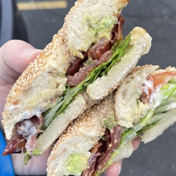 Fancy Bagels - Southington - Sesame sandwich - Burgers Near Me - Southington, Connecticut
