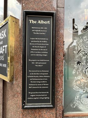 Menu photo 2 The Albert London, XGL