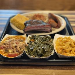 Brunswick stew, sautéed greens + things, Mac and cheese Brunswick stew, sautéed greens + things, Mac and cheese