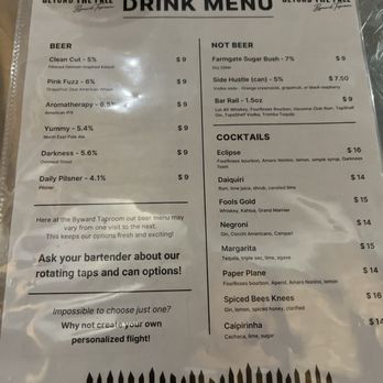 Byward Tap Room- Beyond The Pale - Drink menu - Breakfast & Brunch Near Me - Ottawa, Ontario Byward Tap Room- Beyond The Pale - Drink menu - Breakfast & Brunch Near Me - Ottawa, Ontario