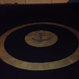 Blacktop driveway with anchor bricks in middle .. Blacktop driveway with anchor bricks in middle ..