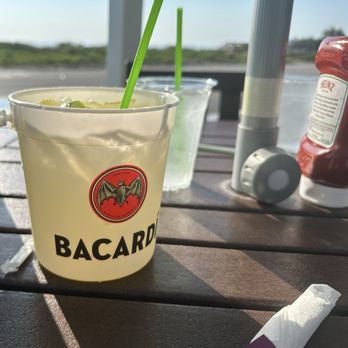 Oceanside Beach Bar and Grill - Hubby's bucket of Cazadores margarita - Breakfast & Brunch Near Me - Ormond Beach, Florida