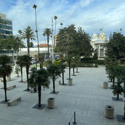 Riverside Hall of Justice - The view from the 2nd floor of the Riverside Hall of Justice (the hallway between the 2 juror waiting lounges)
