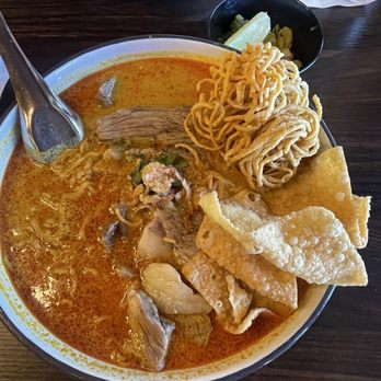 Time Thai Kitchen - KHAO SOI with Beef Stew option - Thai Near Me - Pleasanton, California Time Thai Kitchen - KHAO SOI with Beef Stew option - Thai Near Me - Pleasanton, California