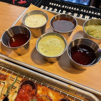 Night Shift Kitchen and Tap  - Secret sauce tray - Beer Bar Near Me - Natick, Massachusetts