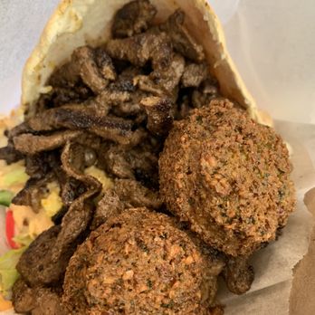 Micheline's Pita House - Steak Shawarma (6oz.) and Falafels - Mediterranean Near Me - Solana Beach, California Micheline's Pita House - Steak Shawarma (6oz.) and Falafels - Mediterranean Near Me - Solana Beach, California