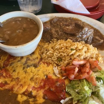 Sarita's Mexican Restaurant - My dinner combo plate with carne guisada!!! Oh yeah!!! - Mexican Near Me - San Antonio, Texas Sarita's Mexican Restaurant - My dinner combo plate with carne guisada!!! Oh yeah!!! - Mexican Near Me - San Antonio, Texas