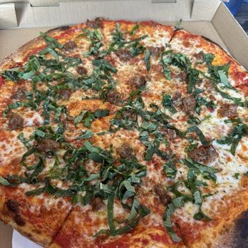 Acre Pizza - NY Spicy Sausage - Pizza Near Me - Cotati, California Acre Pizza - NY Spicy Sausage - Pizza Near Me - Cotati, California
