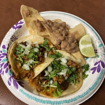 Mi Casa Authentic Mexican Food - Al pastor tacos (extra special!) - Mexican Near Me - Orange, California