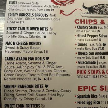 Agave & Rye - Troy - Menu!!! - New American Near Me - Troy, Ohio