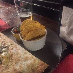 Bella Kurva - Salmon quesadilla and salsa