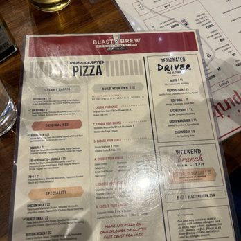 Blast & Brew - menu - Pizza Near Me - San Jose, California Blast & Brew - menu - Pizza Near Me - San Jose, California
