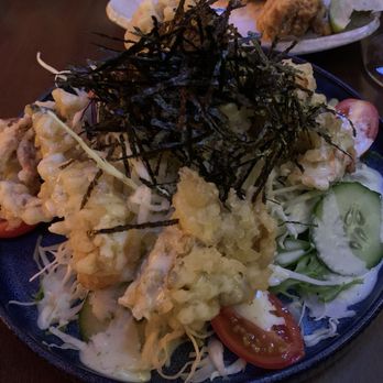 Izakaya Noname - Soft Shell Crabs Tempura Salad - Tapas/Small Plates Near Me - Queens, New York