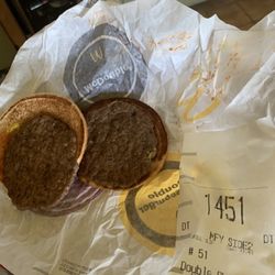 McDonald's - Ordered with cheese. And......nothing. Thanks.