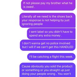Heat 4 ya feet - Scammed my lil brother out of pairs and money . Said the pairs was fake but didn't ship the pairs back or pay him what his is owed !!!!!!!