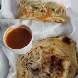 Gonzalez Pupuseria y Restaurante - Pupusas (Bean & Cheese and Cheese)
