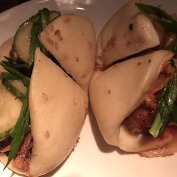Linger - A duck and a fried chicken bun - Asian Fusion Near Me - Denver, Colorado