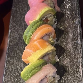 Sakura Bistro - Rainbow Roll - Asian Fusion Near Me - Porter, Texas Sakura Bistro - Rainbow Roll - Asian Fusion Near Me - Porter, Texas