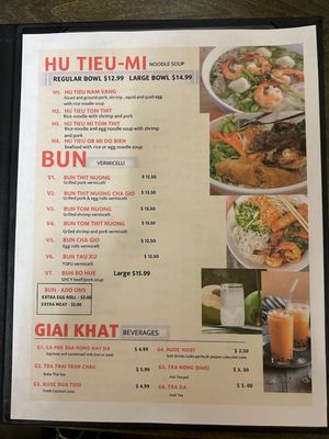 Menu photo 3 Pho Chau's Garland, TX