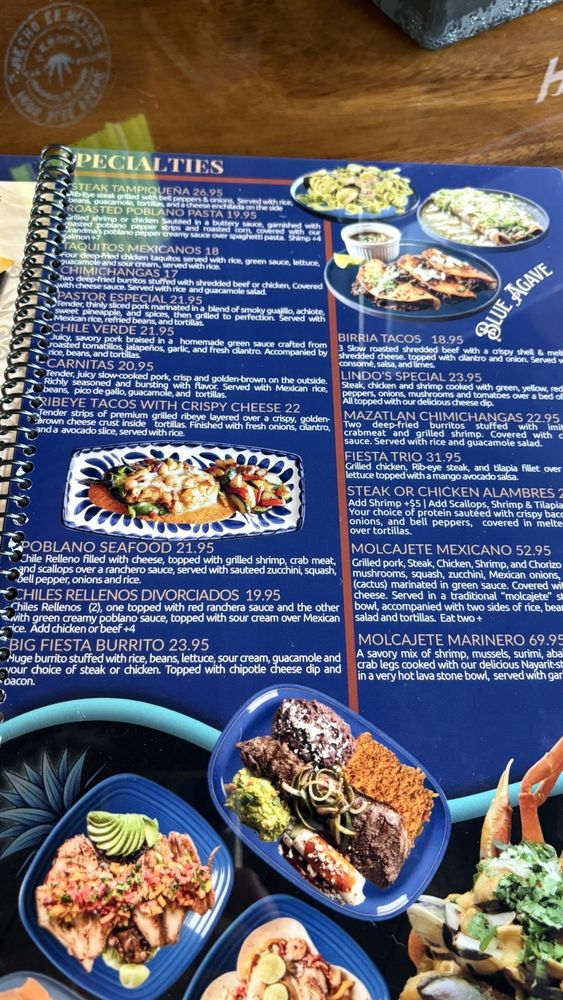 Food from Blue Agave