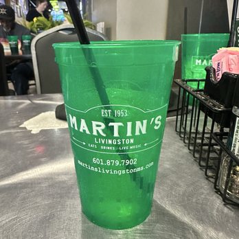 Martin's Downtown - You can take away their cups which is a nice touch - American Near Me - Jackson, Mississippi Martin's Downtown - You can take away their cups which is a nice touch - American Near Me - Jackson, Mississippi