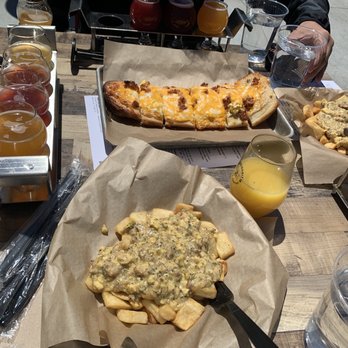 Irondequoit Beer Company - Breakfast poutine + beermosas!!! - Breweries Near Me - Rochester, New York