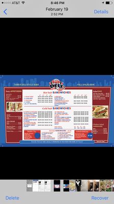 Menu photo 2 Sub & Deli USA Ceres, CA
