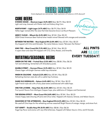 Menu photo 1 Hobcaw Brewing Mount Pleasant, SC Menu photo 1 Hobcaw Brewing Mount Pleasant, SC