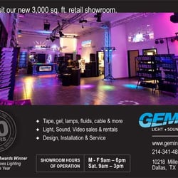 Gemini Light Sound Video - The new showroom