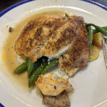 Matt's Fish Camp Lewes - Catfish over veggies - Seafood Near Me - Lewes, Delaware Matt's Fish Camp Lewes - Catfish over veggies - Seafood Near Me - Lewes, Delaware