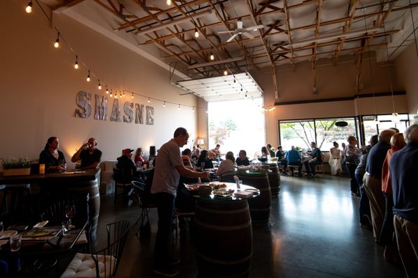 Photo of Smasne Cellars Tasting Room - Woodinville, WA, US. Music night at Smasne Cellars Woodinville.
