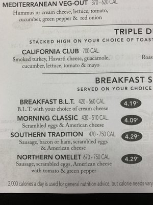 Menu photo 7 Big Apple Bagels Lutz, FL