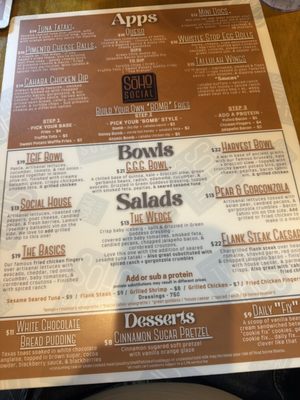 Menu photo 2 SoHo Social Homewood, AL Menu photo 2 SoHo Social Homewood, AL