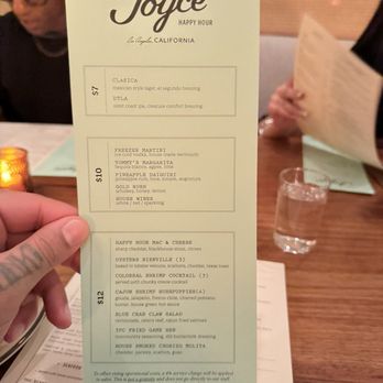 Joyce - Happy hour menu - Southern Near Me - Los Angeles, California Joyce - Happy hour menu - Southern Near Me - Los Angeles, California