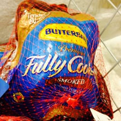 ALDI - Have never seen a fully cooked turkey! And it's smoked!