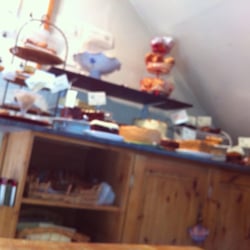 Lucy's On A Plate - The cake table at Lucy's