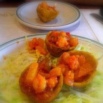 La Carreta - Green Plantains stuffed with Shrimp & Pineapple - Latin American Near Me - Miami, Florida