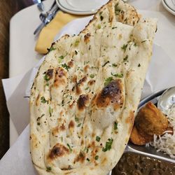 Bombay Indian Cuisine - Garlic naan