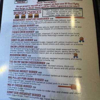 Boomerangs Roadhouse - Menu - New American Near Me - West Warwick, Rhode Island Boomerangs Roadhouse - Menu - New American Near Me - West Warwick, Rhode Island
