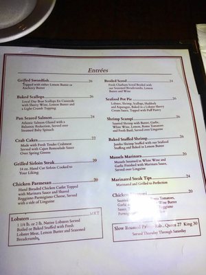 Menu photo 6 The Quarterdeck Restaurant Falmouth, MA