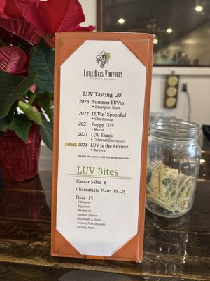 Menu photo 1 Little Uvas Vinyards San Martin, CA
