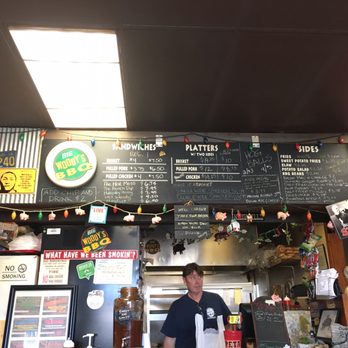 Big Woody's BBQ - Menu on black board - Barbeque Near Me - St Charles, Missouri