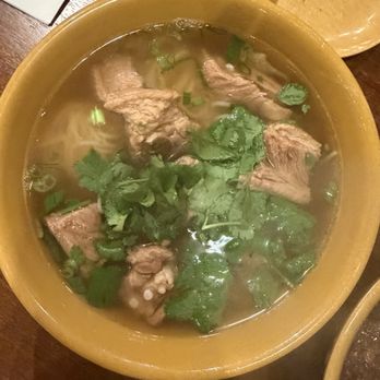 Julie's Noodles - 23. Pork Chopped Rice Noodles Soup 排骨米粉 - Noodles Near Me - Austin, Texas Julie's Noodles - 23. Pork Chopped Rice Noodles Soup 排骨米粉 - Noodles Near Me - Austin, Texas