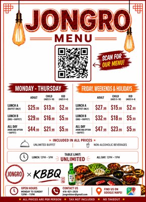 Menu photo 1 Jongro Toronto, ON