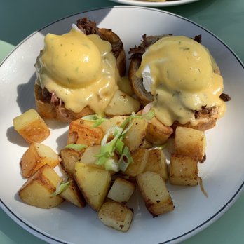 Pip - Short rib eggs Benny - Wine Bars Near Me - Edmonton, Alberta