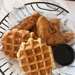 Chicken and Chicken & Waffles Basket