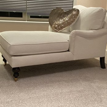 Interior Spaces Design - My beautiful chaise lounge, comfortable the Perfect size, glamorous, with casters to move as I need - Furniture Stores Near Me - Pleasant Hill, California